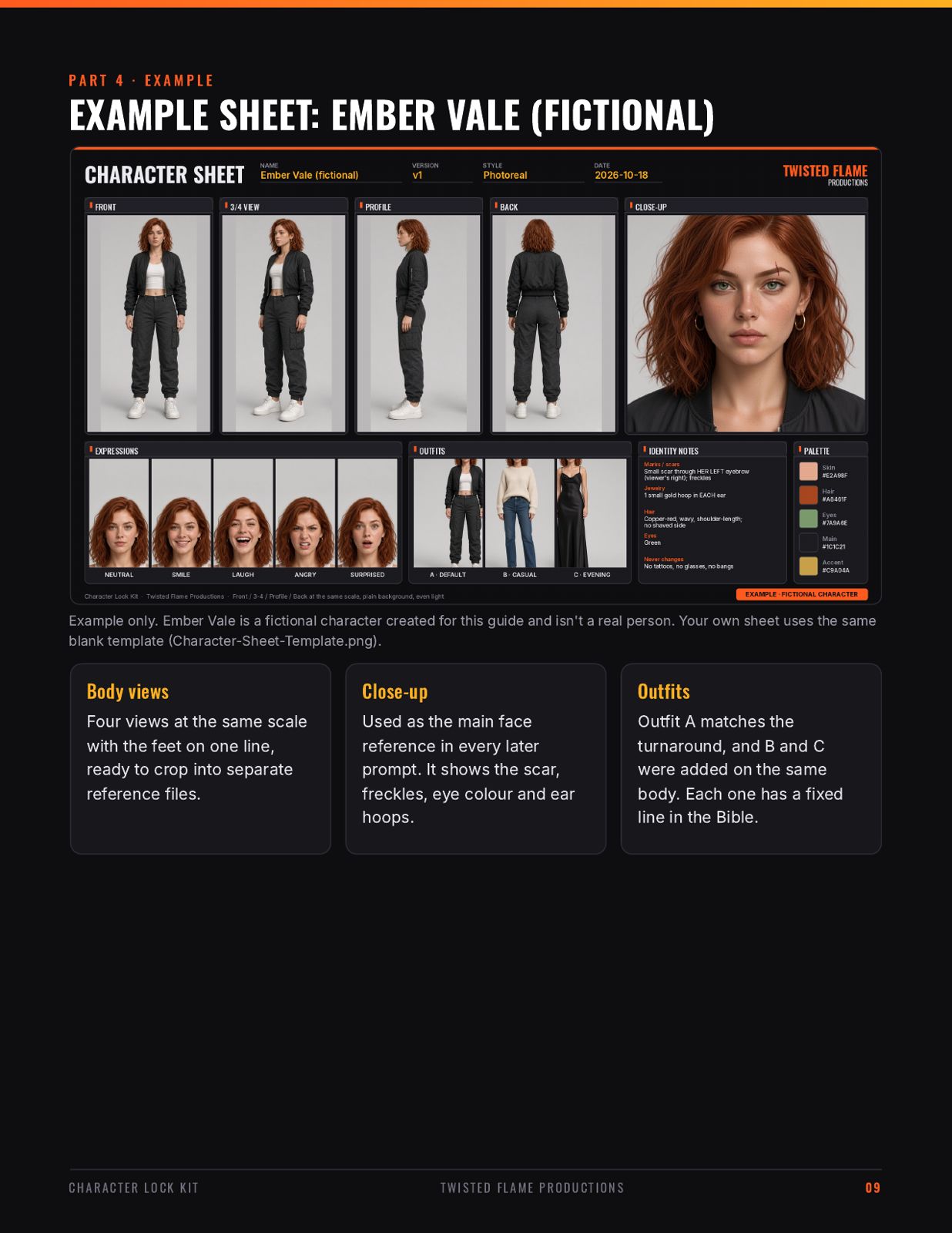 Sample guide page
